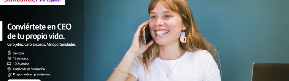 Convocatoria Santander X EXPLORER